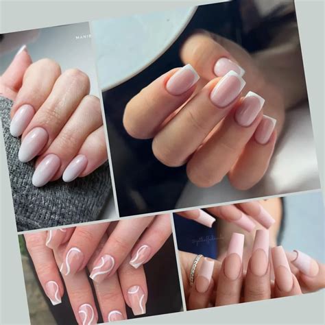 nude nails with design|16 Chic Nude Nail Designs To Copy This Fall .